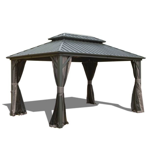 domi outdoor living Universal Winter Cover for Hardtop Gazebos 12x14